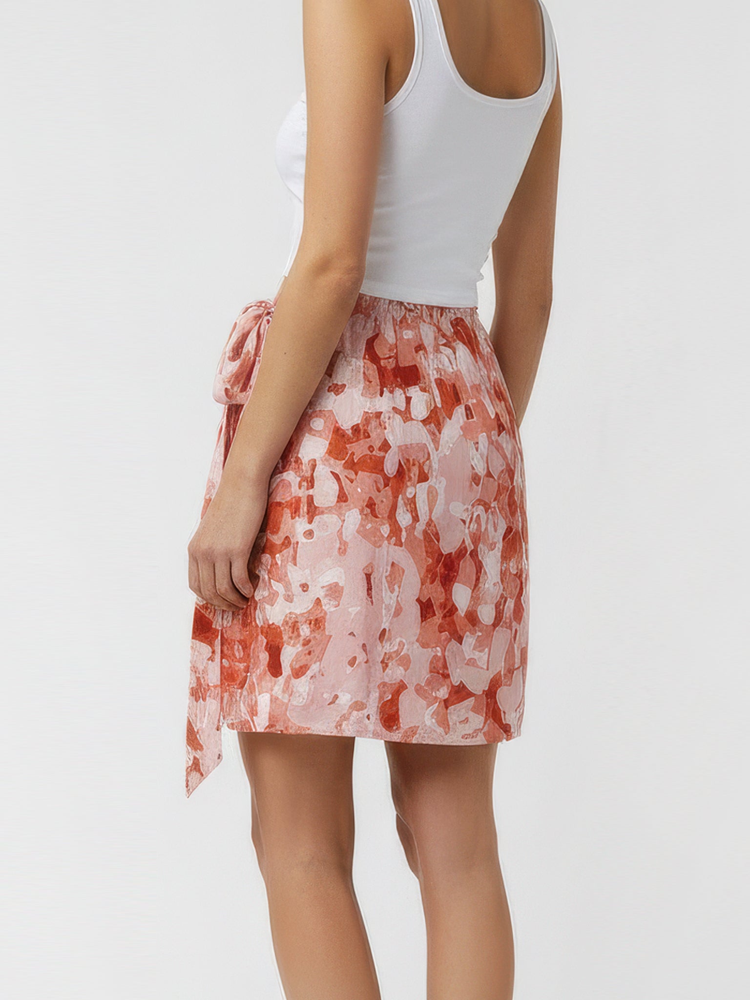 SALT BLOOM mini wrap skirt