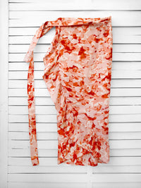 SALT BLOOM wrap skirt with frill hem