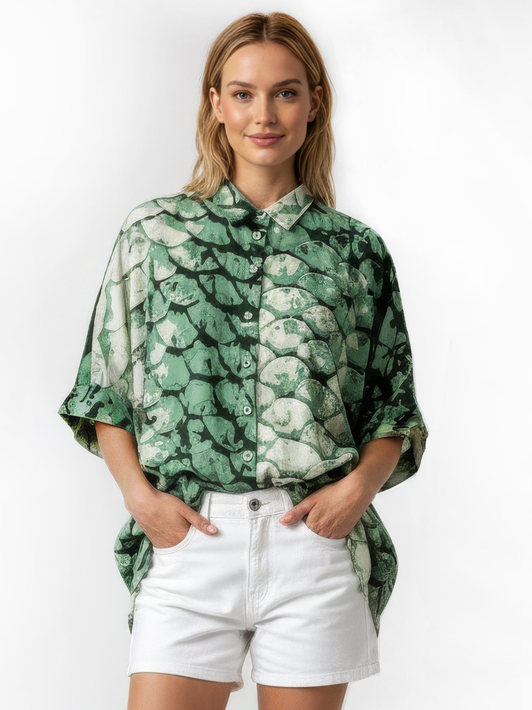MERMAID boxy shirt
