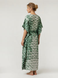 MERMAID belted caftan dress