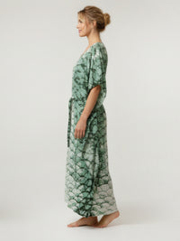MERMAID belted caftan dress