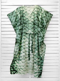 MERMAID belted caftan dress