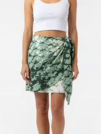 MERMAID mini wrap skirt