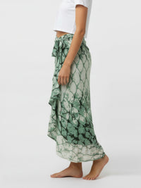MERMAID wrap skirt with frill hem