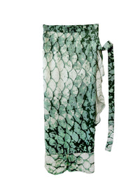 MERMAID wrap skirt with frill hem