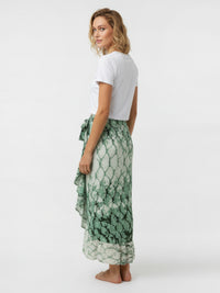 MERMAID wrap skirt with frill hem