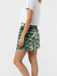 MERMAID buttoned shorts