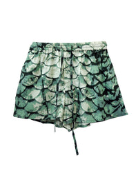 MERMAID buttoned shorts
