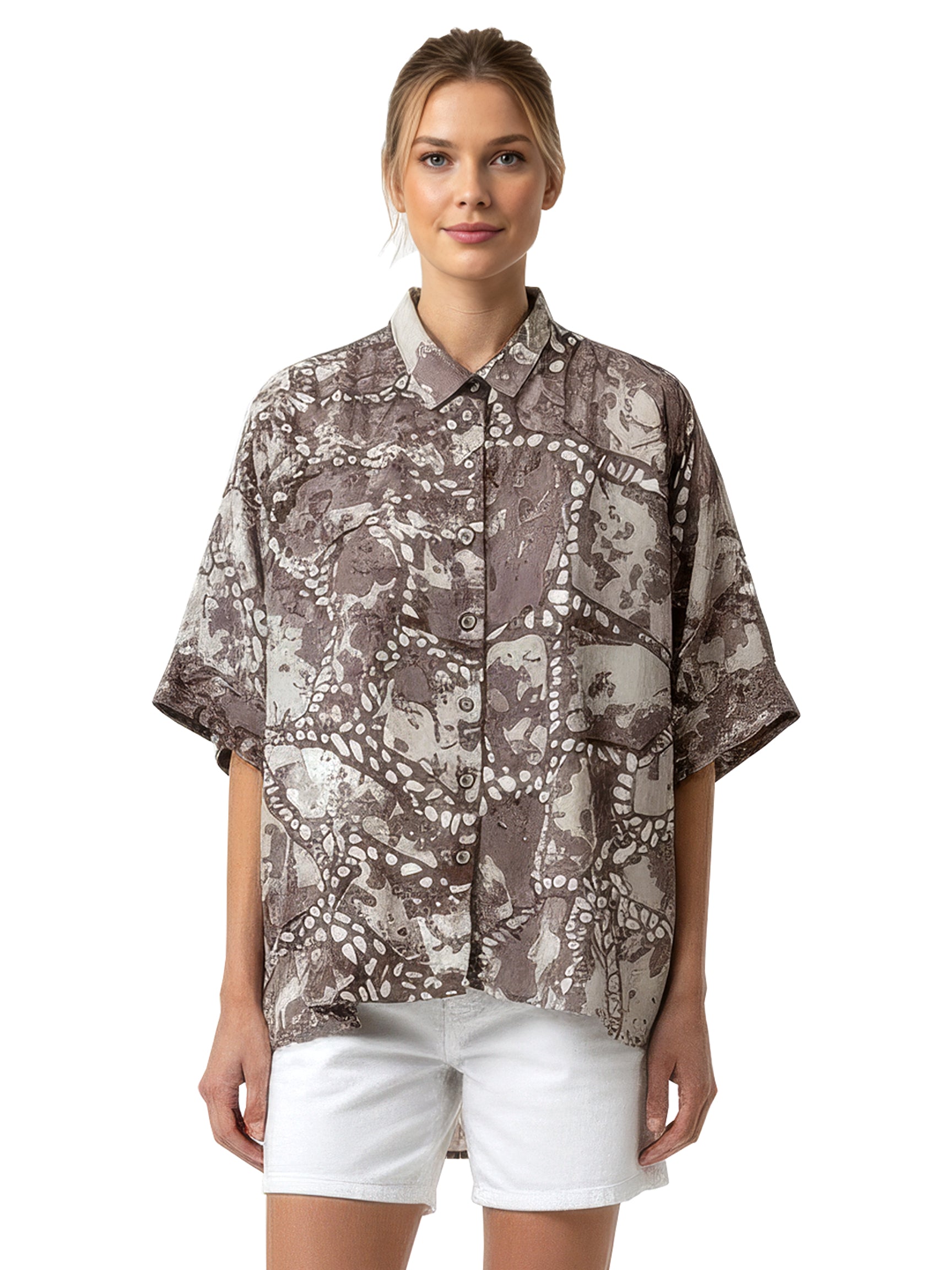 TELENDOS boxy shirt