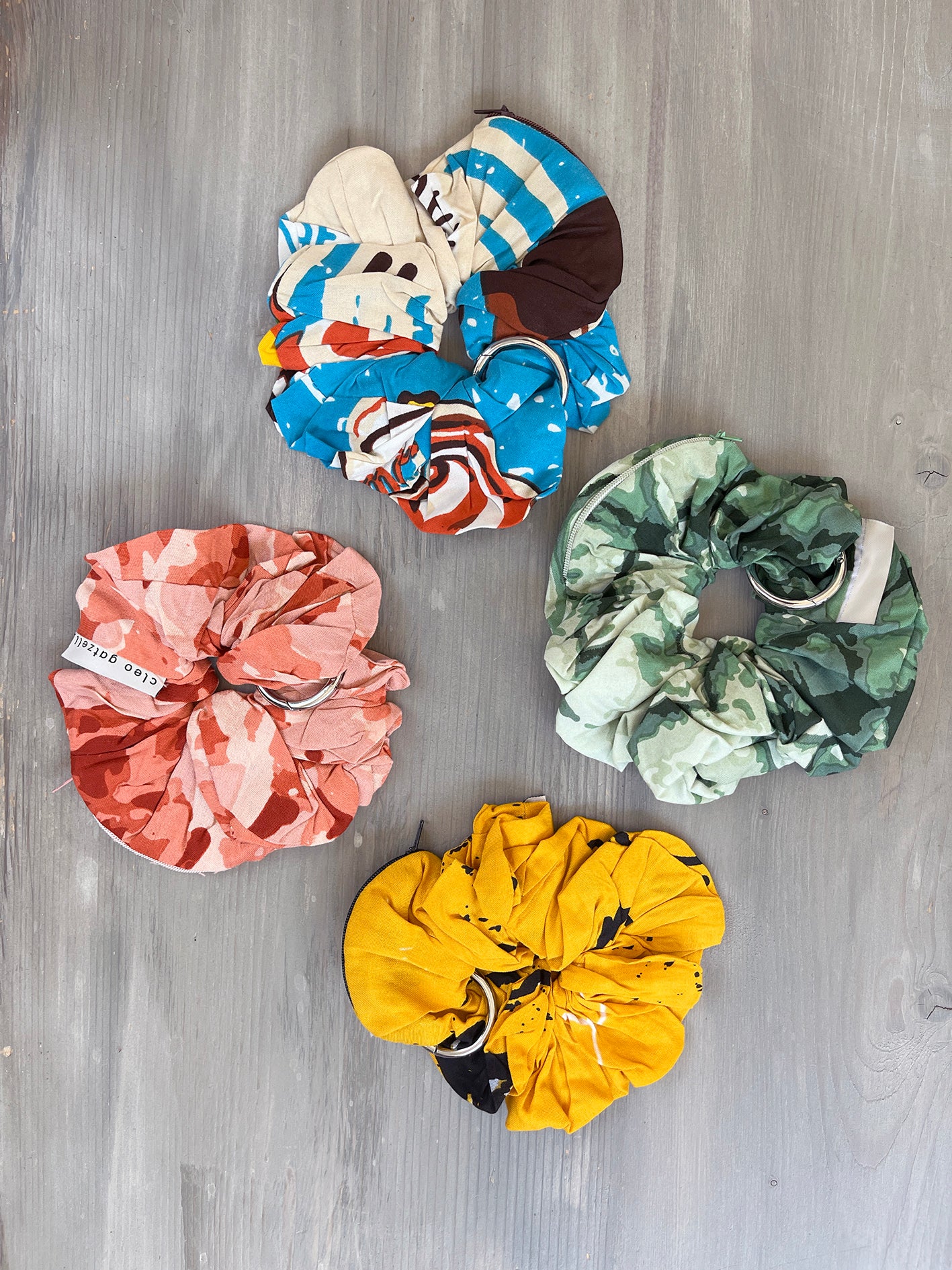 MERMAID wallet scrunchie
