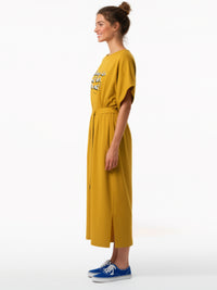 ALWAYS LATE loose belted dress