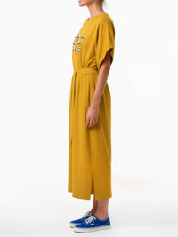 ALWAYS LATE loose belted dress