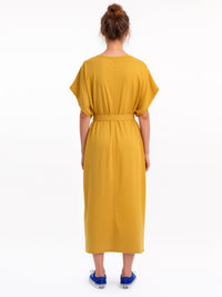 ALWAYS LATE loose belted dress