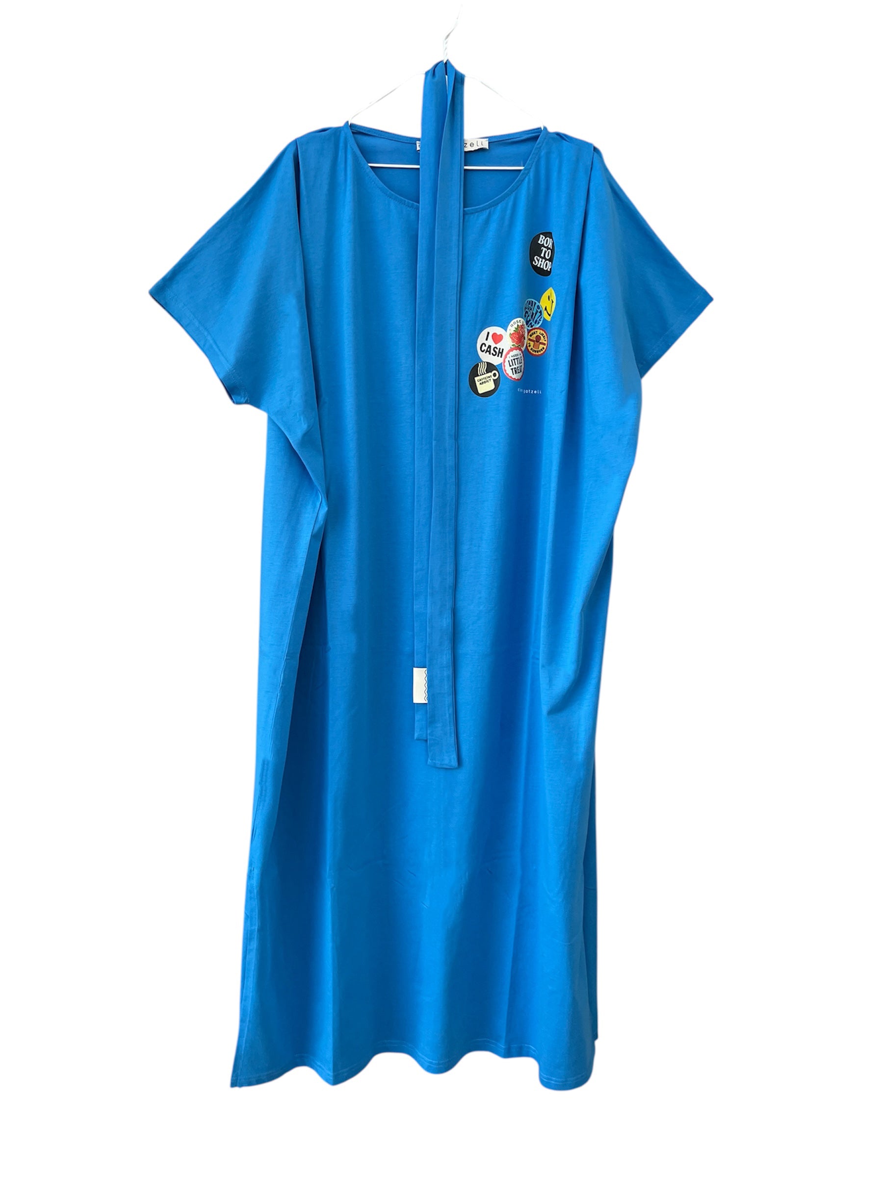 BORN TO SHOP loose belted dress
