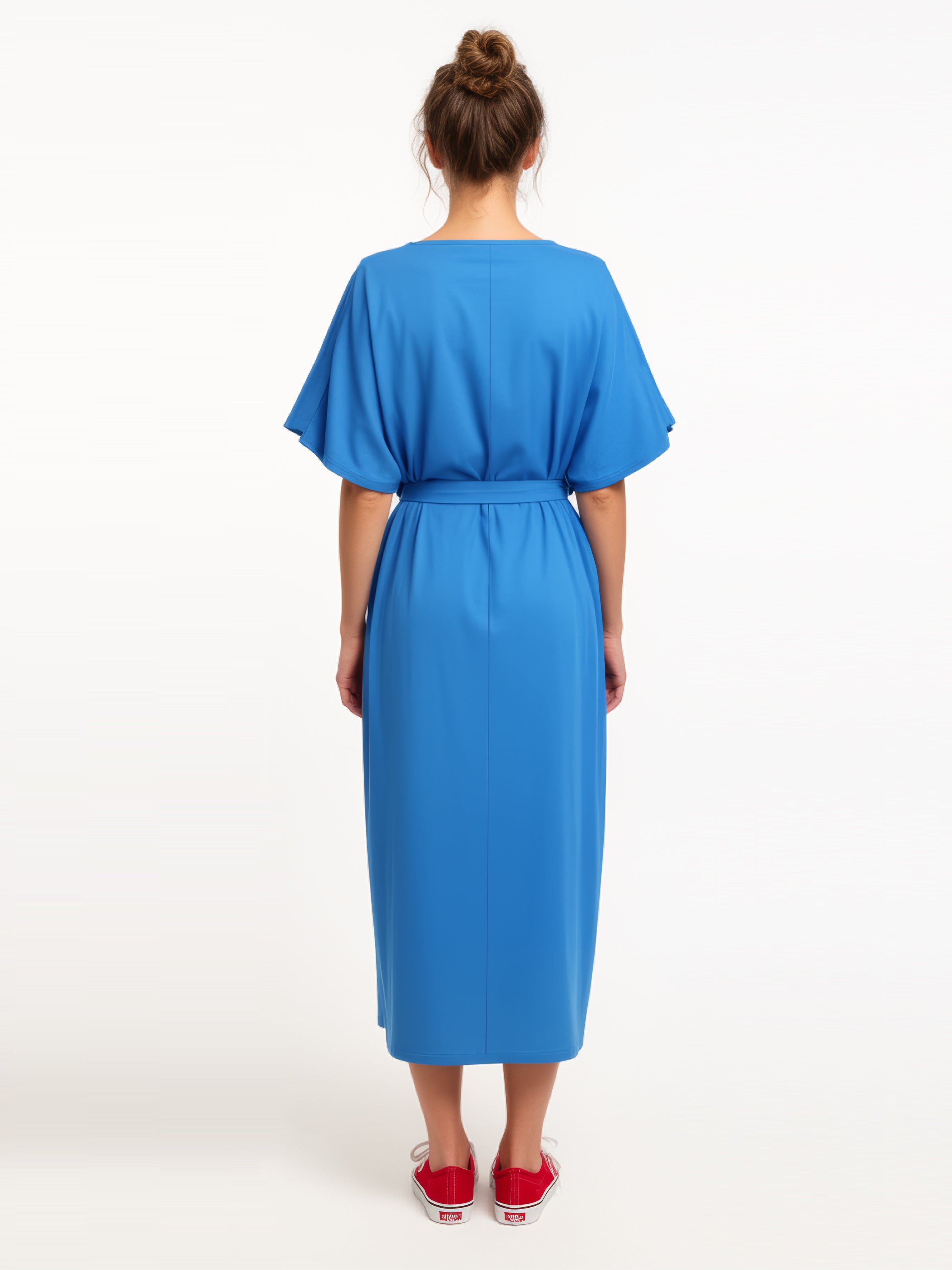 BORN TO SHOP loose belted dress