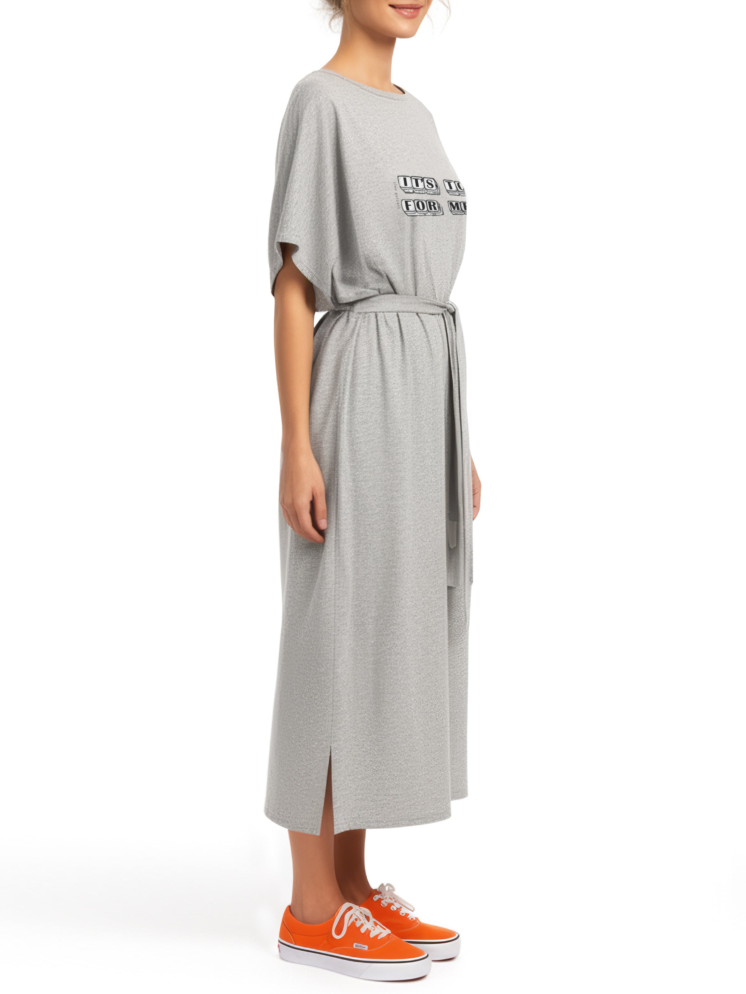 TOO A.M. loose belted dress