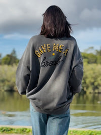 GAVE ME A BREAK loose long sweatshirt