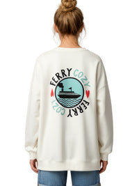 FERRY COZY loose long sweatshirt