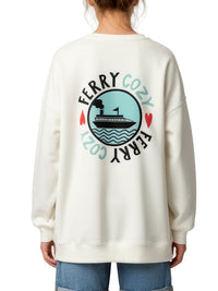 FERRY COZY loose long sweatshirt