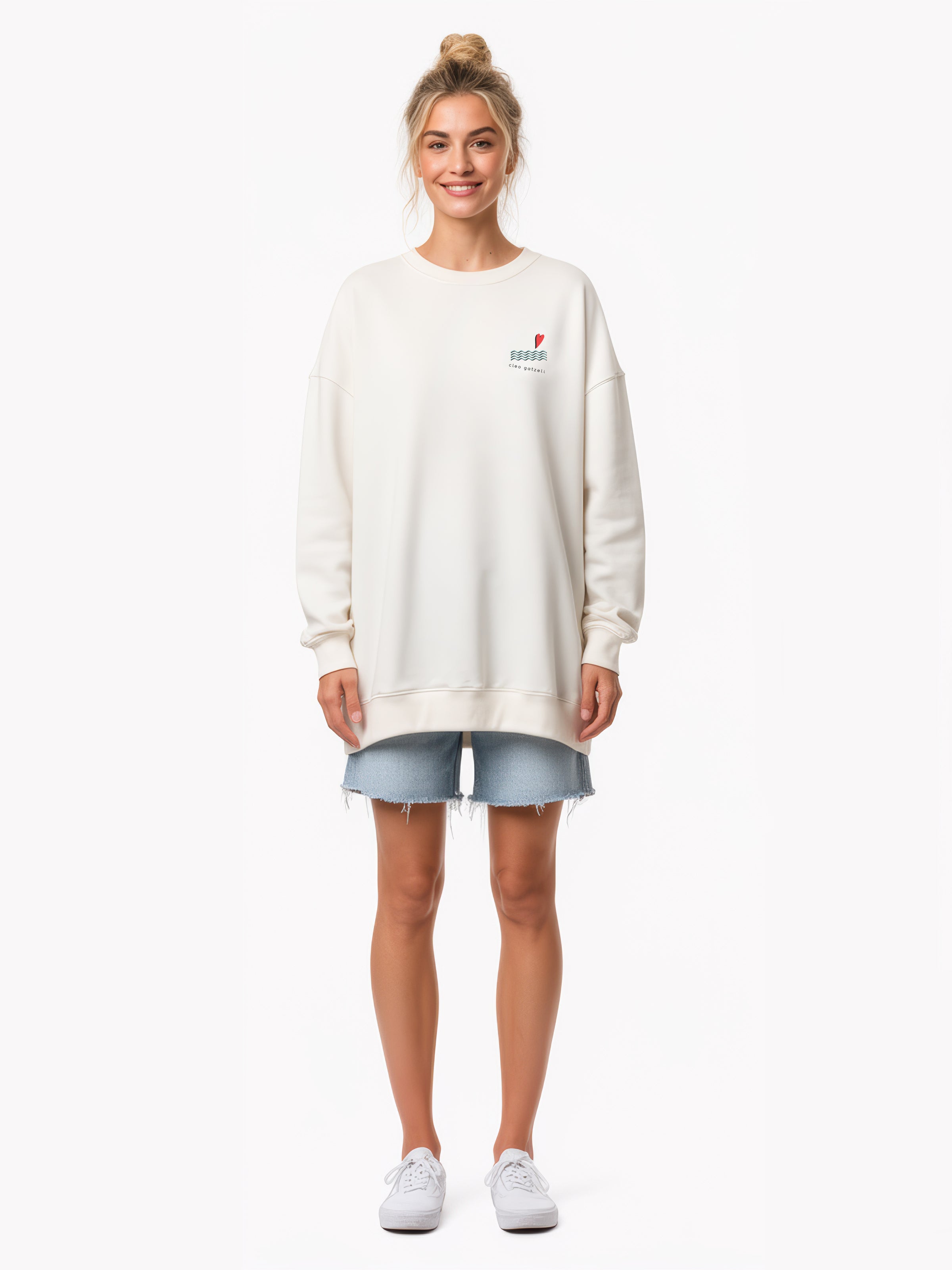 FERRY COZY loose long sweatshirt