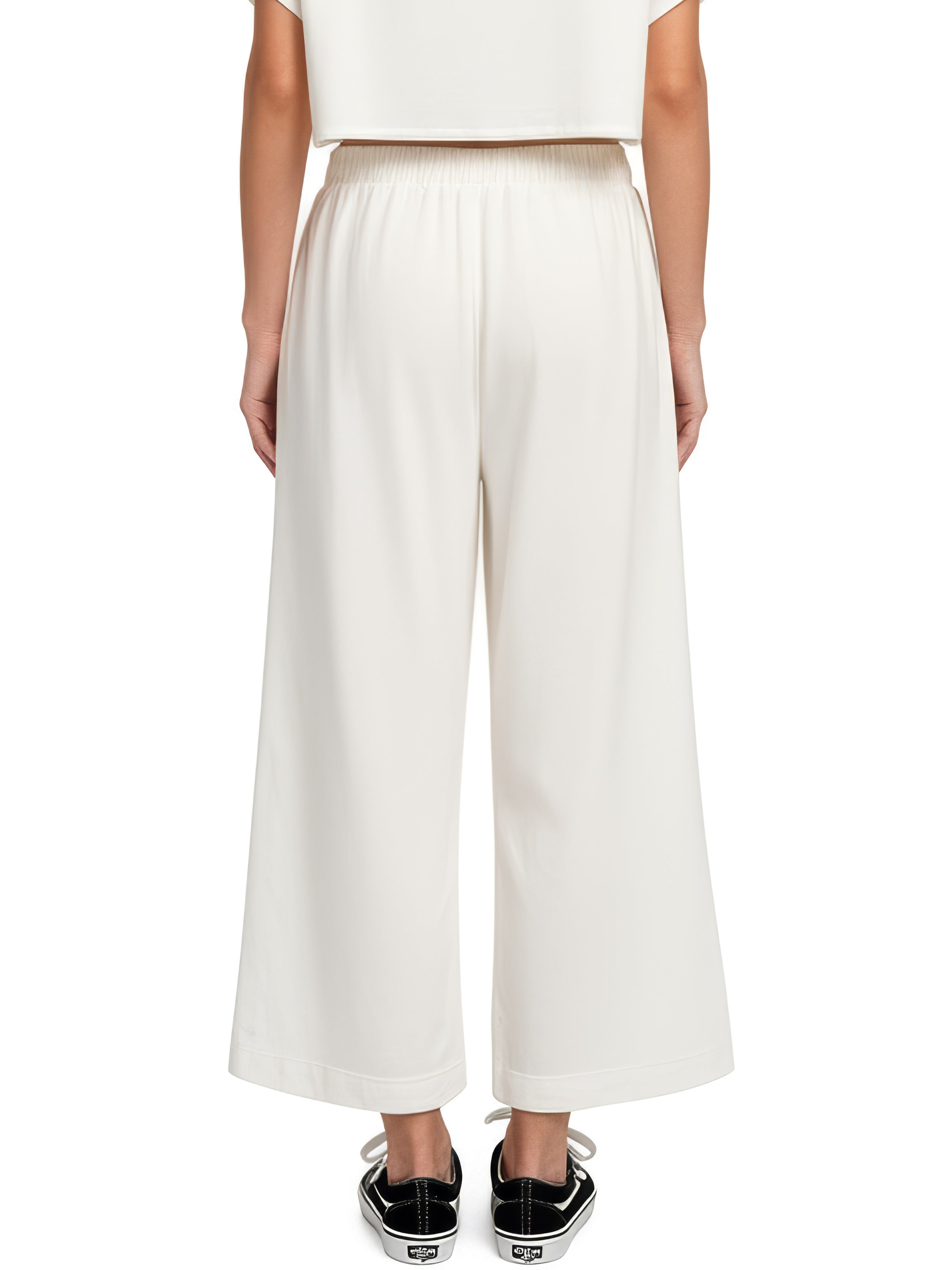 SERIAL CHILLER loose leg pants- off white