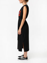 INTERRUPT ANXIETY jersey dress with rib details