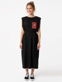 INTERRUPT ANXIETY jersey dress with rib details