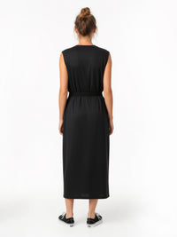 INTERRUPT ANXIETY jersey dress with rib details