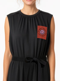 INTERRUPT ANXIETY jersey dress with rib details