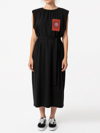 INTERRUPT ANXIETY jersey dress with rib details