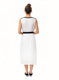 BEST CASE SCENARIO jersey dress with rib details