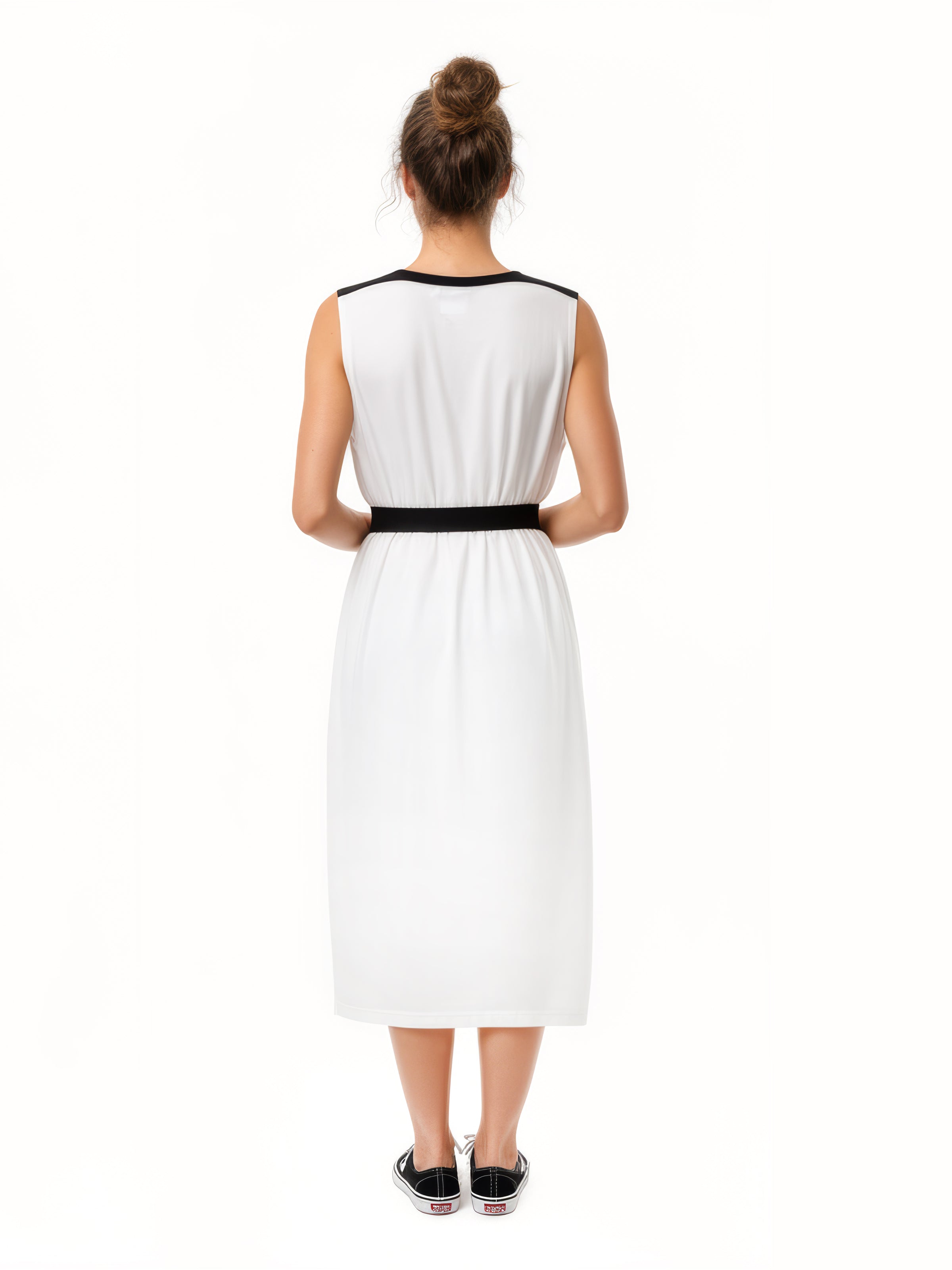 BEST CASE SCENARIO jersey dress with rib details