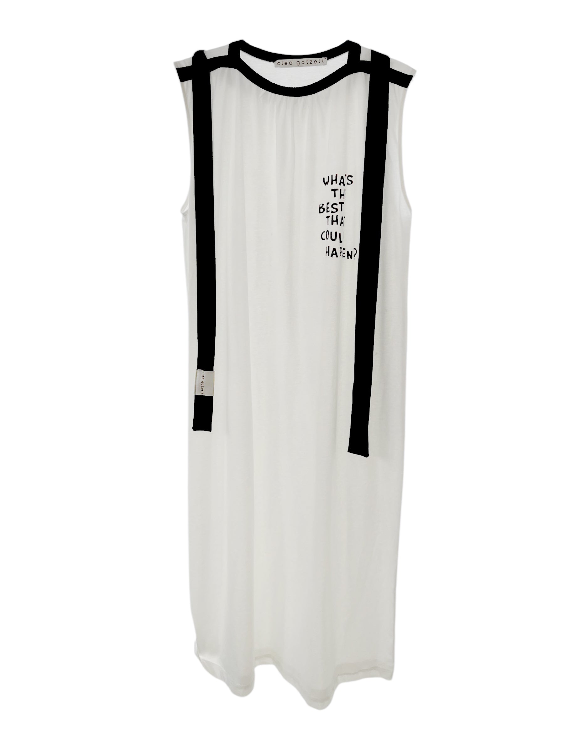 BEST CASE SCENARIO jersey dress with rib details