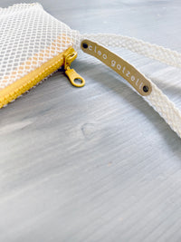 SHELL pouch - file ecru
