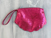 SHELL pouch - fuchsia
