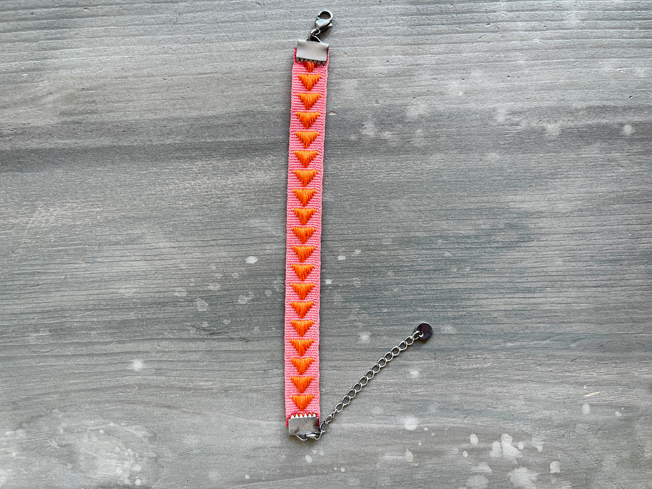 BOHO RIBBON bracelet - pink