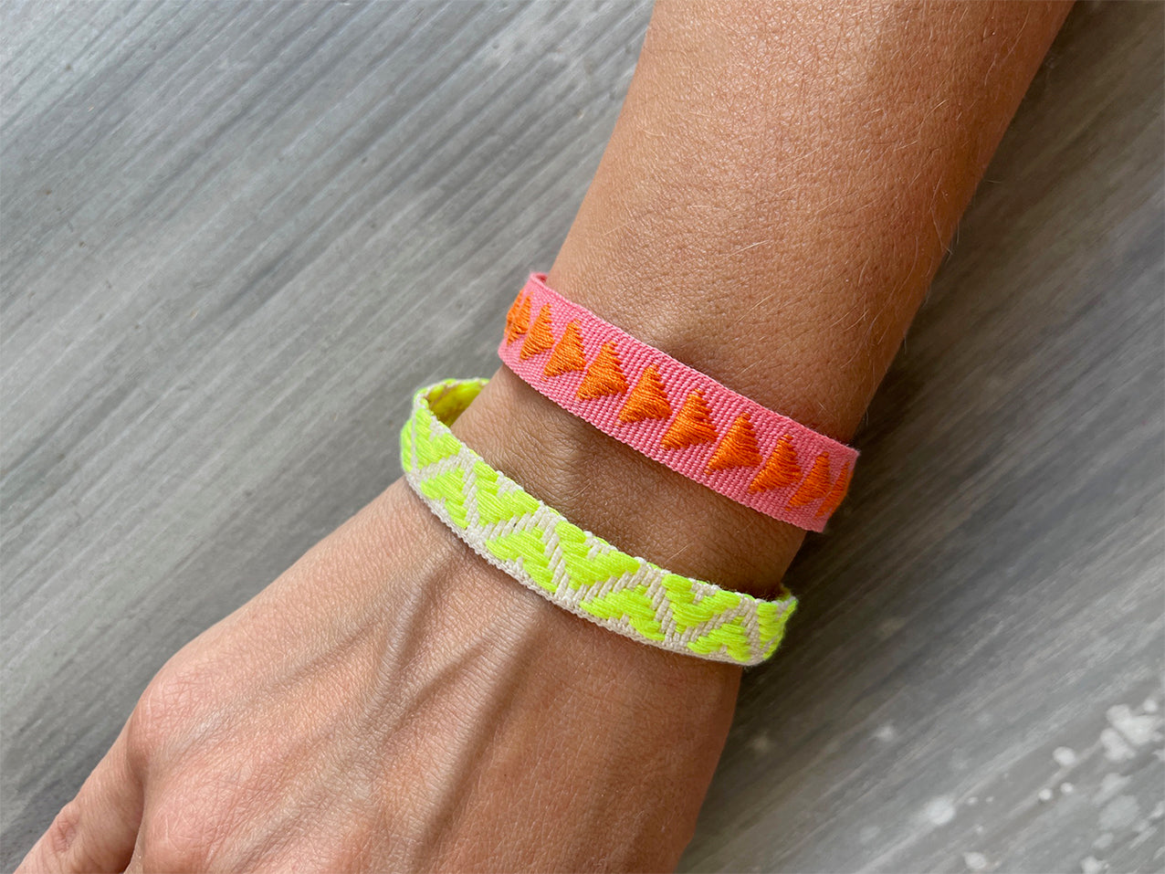 BOHO RIBBON bracelet - pink