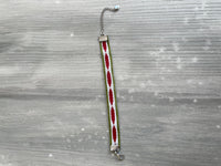 BOHO RIBBON bracelet - khaki