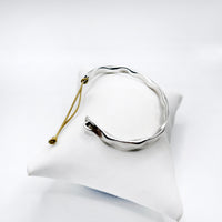 WATER FLOW bracelet - sterling silver - * unique and one of a kind *