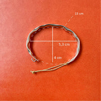 WATER FLOW bracelet - sterling silver - * unique and one of a kind *