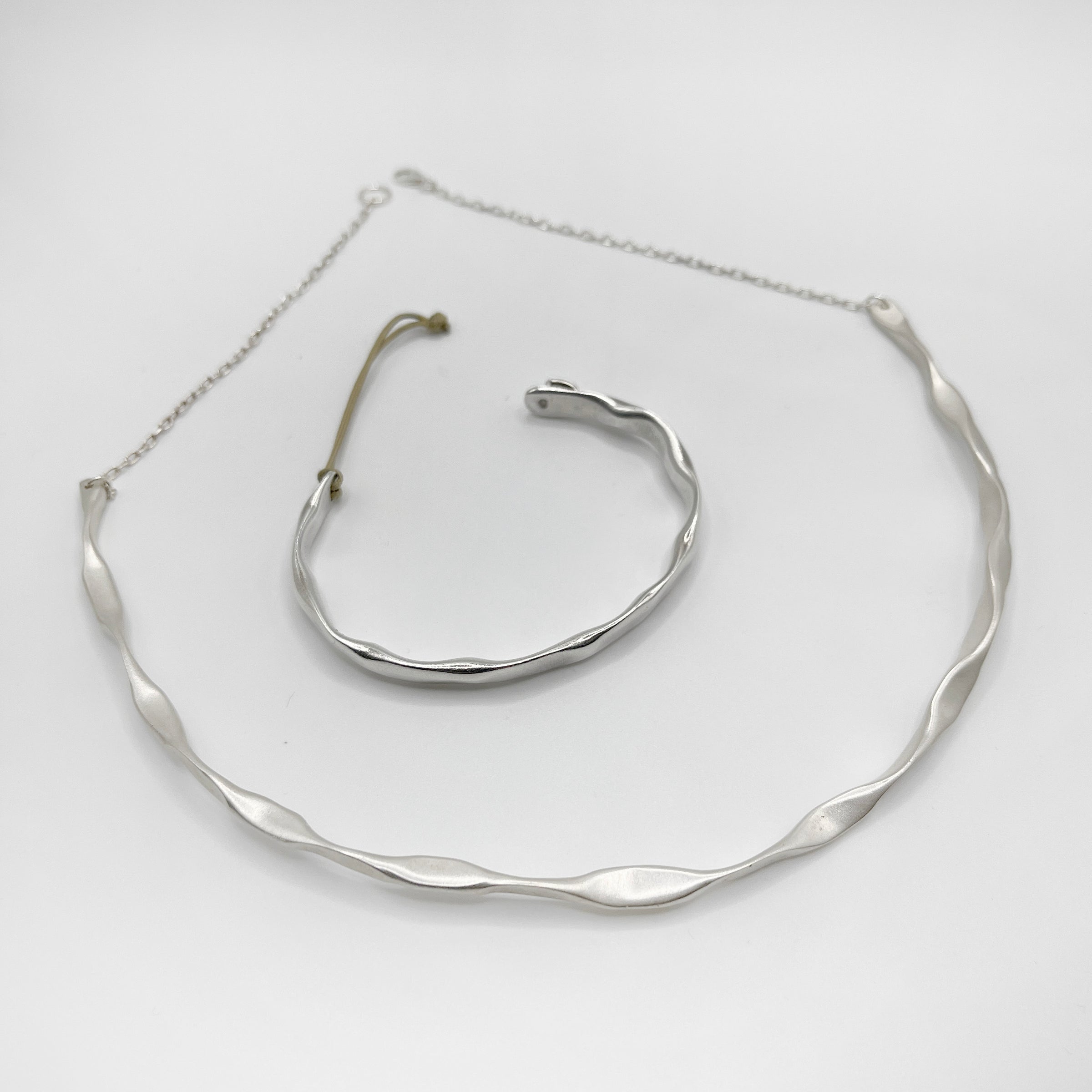 WATER FLOW necklace - sterling silver - * unique and one of a kind *