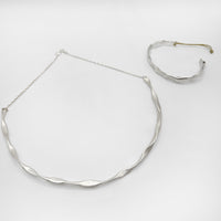 WATER FLOW necklace - sterling silver - * unique and one of a kind *