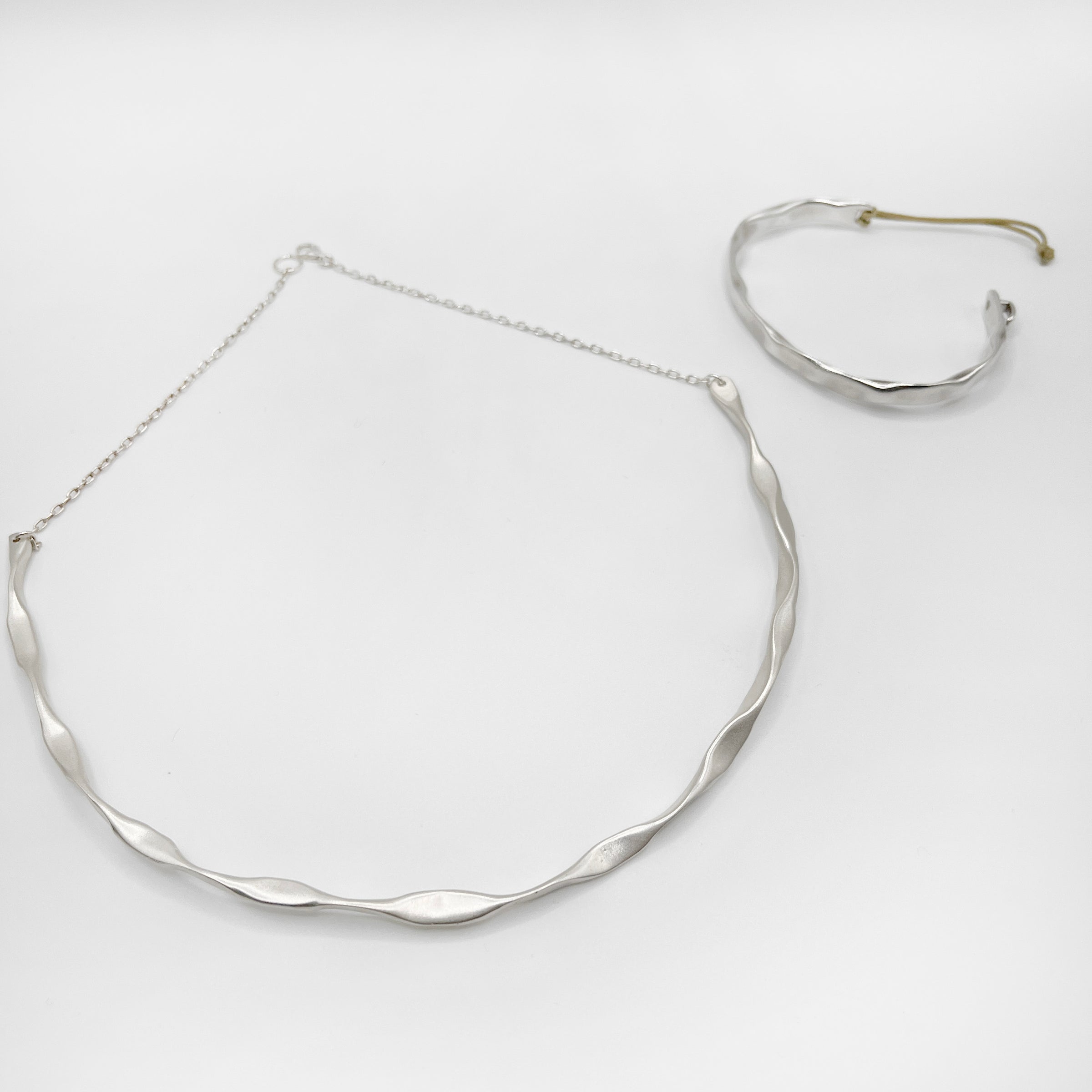 WATER FLOW necklace - sterling silver - * unique and one of a kind *