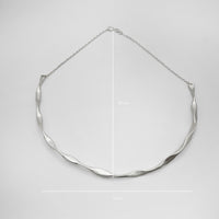 WATER FLOW necklace - sterling silver - * unique and one of a kind *