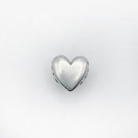 CANDY HEART ring - open or closed band - sterling silver