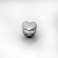 CANDY HEART ring - open or closed band - sterling silver