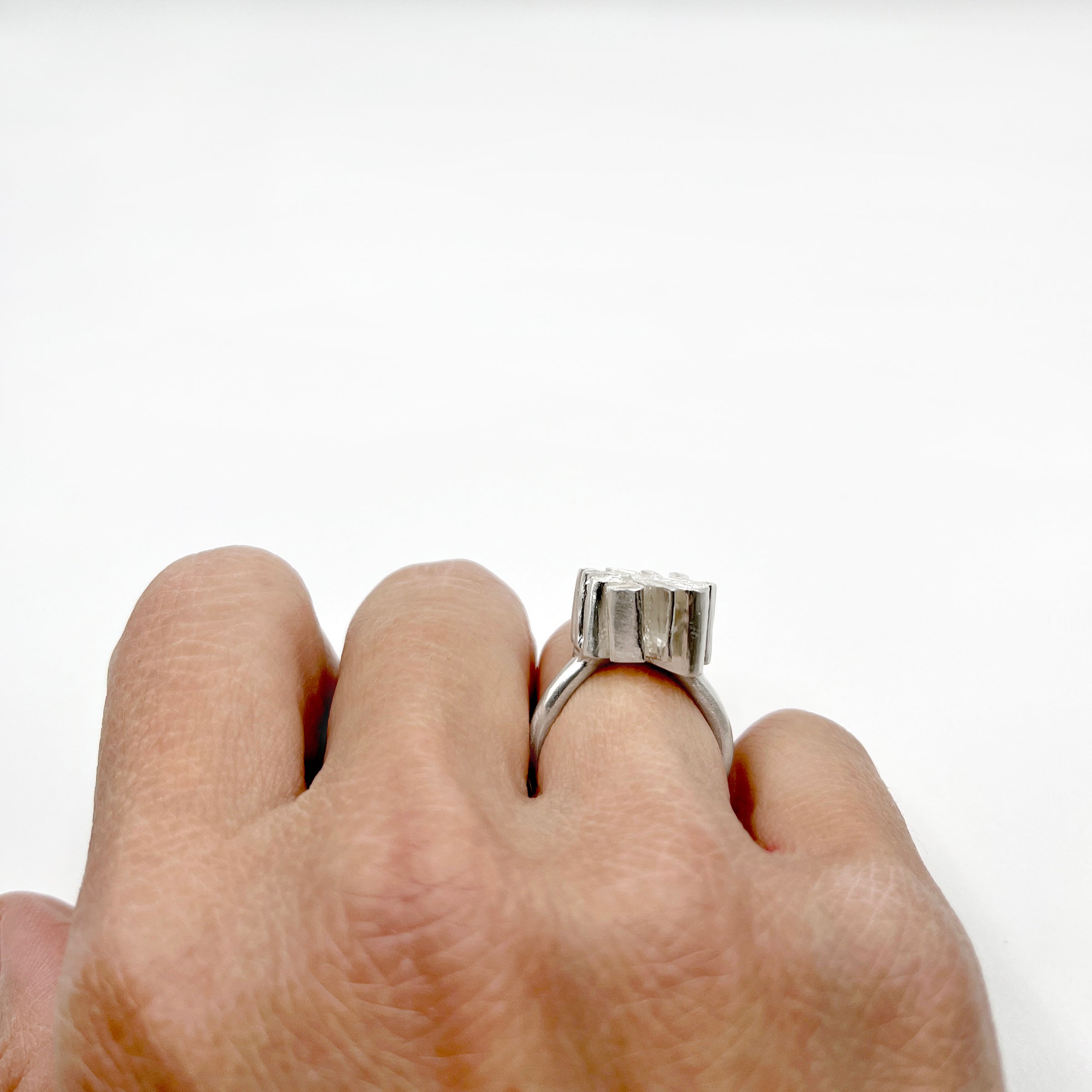 DAISY ring - sterling silver - * unique and one of a kind *