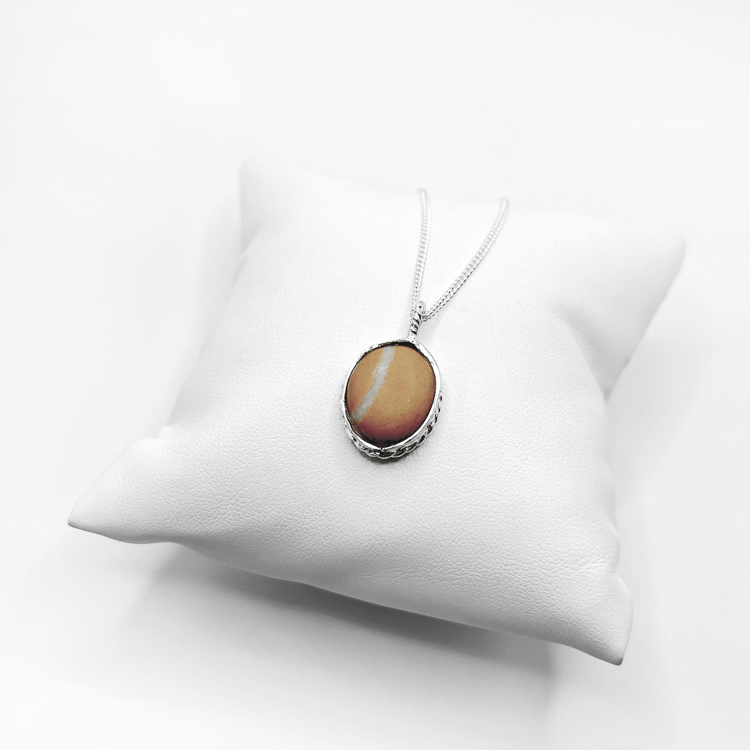 PEBBLE pendant - sterling silver - * unique and one of a kind *
