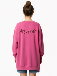 ME TIME loose long sweatshirt