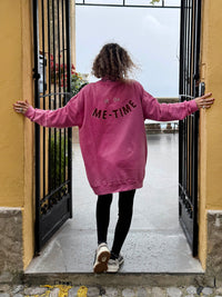 ME TIME loose long sweatshirt